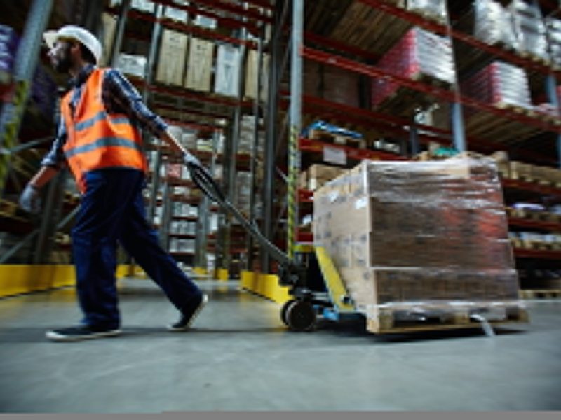 Forklifting in warehouse